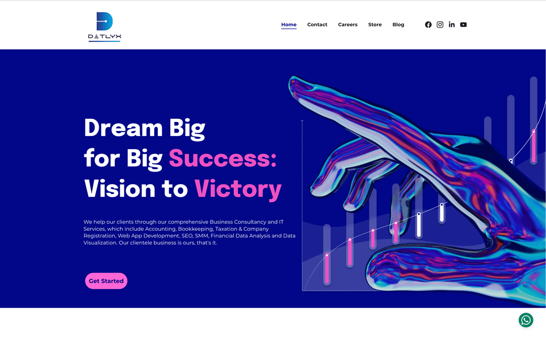 Datlyx – IT & Taxation Services Agency Website